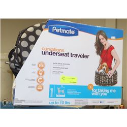 PETMATE UP TO 10LB UNDER SEAT TRAVELLER. PETS