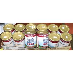 FLAT OF 12 NATURAL BALANCE WET DOG FOOD