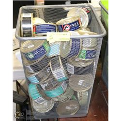 BASKET OF ASSORTED GRAIN FREE CAT FOOD .PETS