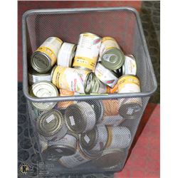 BASKET OF ASSORTED WET CAT FOOD ON CHOICE. PETS