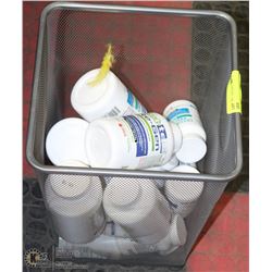 BASKET OF ASSORTED PET SUPPLEMENTS ON CHOICE