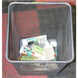 BASKET OF NO CHEW DOG SPRAY AND MORE. PETS