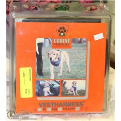 CANINE FRIENDLY VEST HARNESS ON CHOICE:XXL-LONG