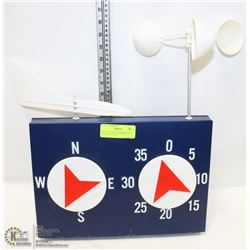 METAL VINTAGE ANEMOMETER - WIND DIRECTION