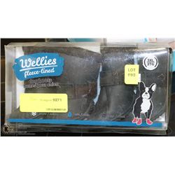 SIZE 3XL FLEECE LINED DOG BOOTS