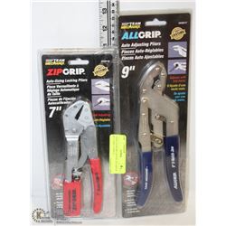 2 NEW TEAM MECHANIX ZIP-GRIP & ALL-GRIP