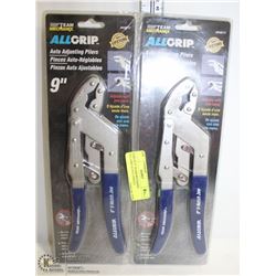 PAIR OF 9" TEAM MECHANIX ALL-GRIP AUTO