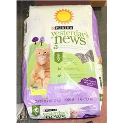 12KG BAG OF PURINA RECYCLED PAPER CAT LITTER