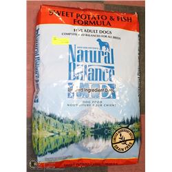 11.8KG BAG NATURAL BALANCE SWEET POTATO AND FISH