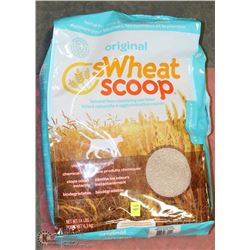 6.3KG BAG ORIGINAL WHEAT SCOOP CAT LITTER. PETS