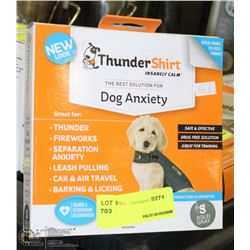 THUNDER SHIRT FOR DOG ANXIETY SIZE S. PETS