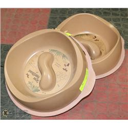 PAIR OF BECOBOWL ECO FRIENDLY PET BOWLS ON CHOICE