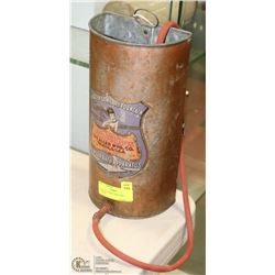 ANTIQUE COPPER SANITARY SHOWER.