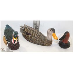LOT OF 3 HERITAGE DECOYS BY JB GARTON