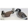 Image 1 : 2 CANADA GEESE 1 BY PACIFIC RIM CARVERS