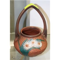 ROSEVILLE POTTERY HANDLED VASE