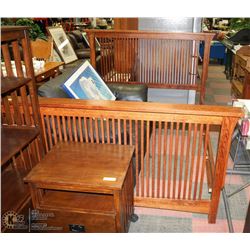 SOLID WOOD SHAKER STYLE QUEEN SIZE BEDFRAME