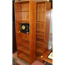 GROUP OF 3 TEAK BOOKSHELVES