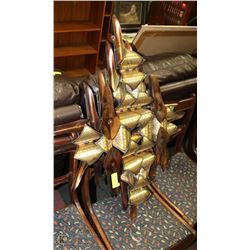 MID CENTURY MODERN BURTALIST . COPPER /BRASS