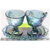 Image 1 : CARNIVAL GLASS CREAM & SUGAR & TRAY