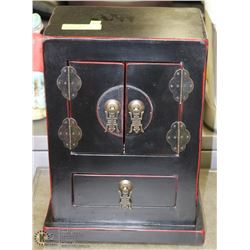 DECORATIVE ASIAN STYLE STORAGE CABINET