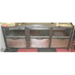 SHOWHOME METAL 60"X16"X27"T TV ENTERTAINMENT STAND