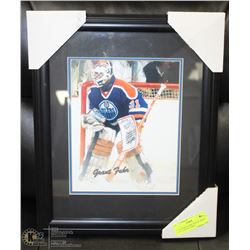EDMONTON OILERS GOALIE GRANT FUHR ( COLLECTABLE )