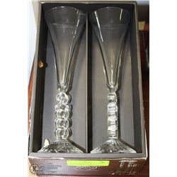 SET OF CRISTAL D'ARQUES LEAD CRYSTAL MILLENIUM