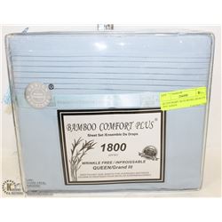 QUEEN BABY BLUE HOTEL QUALITY 1800 SERIES