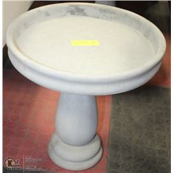 CONCRETE BIRD BATH 2 PIECES 15"X15"