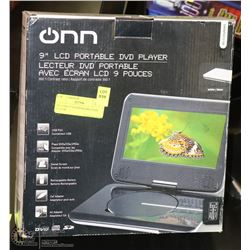NEW ONN 9” LCD PORTABLE DVD PLAYER