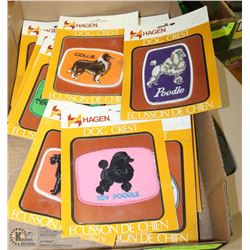 VINTAGE DOG CRESTS