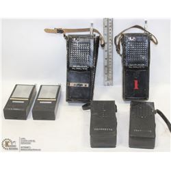 LOT OF 6 VINTAGE WALKIE TALKIES