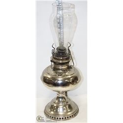 RAYO SILVER TONE OIL LAMP