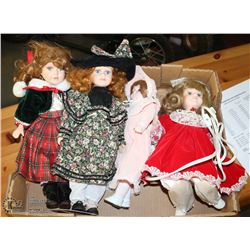 ESTATE LOT OF PORCELAIN DOLLS