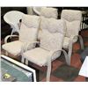 Image 1 : SET OF 4 PATIO ARMCHAIRS