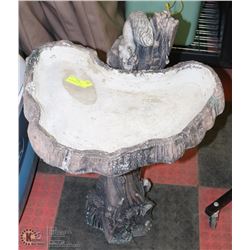 LARGE BIRD BATH 28" TALL.
