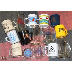BOX OF COLLECTIBLE SCOUT GLASSWARE.