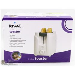 RIVAL TOASTER 2 SLICE