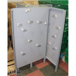 DISPLAY RACK 8 SIDES WITH CLIPS