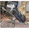 Image 1 : BATTERY OPERATED GOLF CART WITH BAG & FULL SET OF