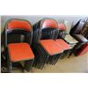 Image 1 : LARGE LOT OF ASSORTED STACKING CHAIRS