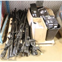 PALLET OF THULE ROOF RACKS MADE IN SWEDEN PLUS