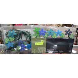 2 BOXES OF DECORATIVE PATIO LIGHTS