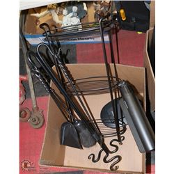 BOX WITH FIREPLACE SET, OTT LIGHT READING LMAP ETC