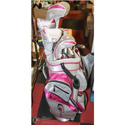 TOPFLITE XL COMPLETE LADIES GOLF CLUB SET WITH BAG