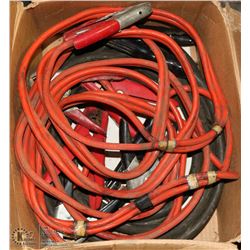 BOX WITH  2 SETS OF BOOSTER CABLES