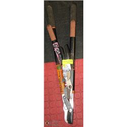 3 FISKARS CUTTING AND PRUNING SHEARS