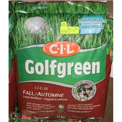 CIL GOLFGREEN 12-0-18 LAWN FERTILIZER SLOW