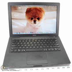 RARE BLACK APPLE MACBOOK LAPTOP W/ WEBCAM